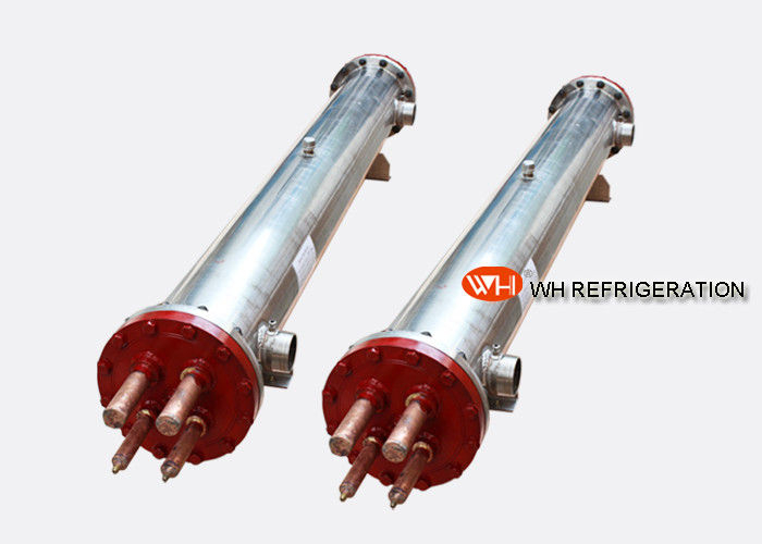 Double Pipe Heat Exchanger for Water 2ton Water Chiller Heat Exchanger,dry Type Evaporator for Refrigeration System