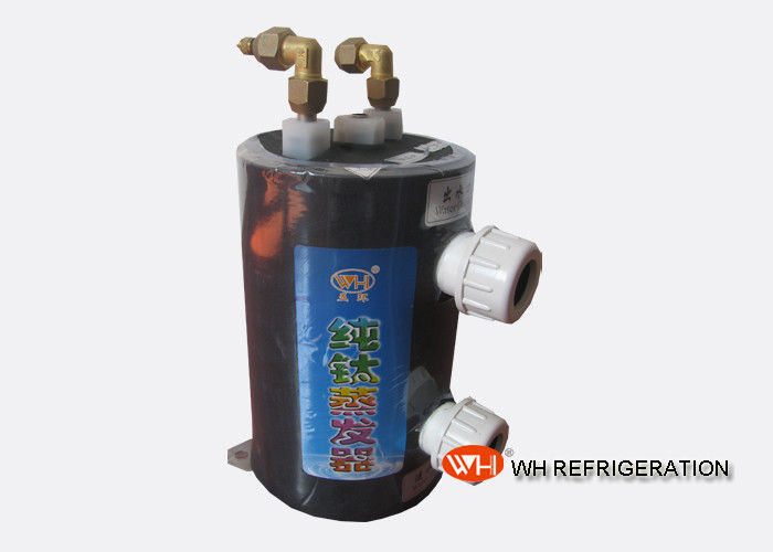 Seamless Titanium Coil In Shell Aquarium Heat Exchanger For Seawater Cooling 1.0HP
