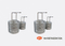 Water Tank Cooling Heat Exchanger Coil , Hvac Heating Coil Evaporator
