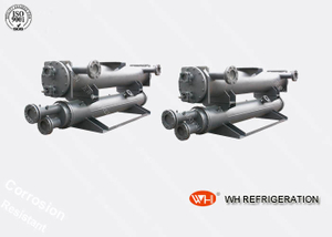 Anti Corrosive Shell And Tube Water Cooled Condenser For Freezing Industries