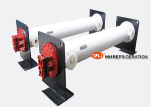 23.2KW Seawater Heat Exchanger with PP Shell and Titanium Tube Single circuit