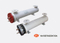 U Tube Type Marine Heat Exchanger , Stainless Steel Salt Water Pool Heat Exchanger&nbsp;