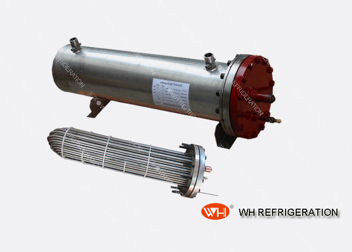 Titanium Tube And Shell Heat Exchanger Cooling Systerm Heat Pump &amp; Chiller Parts