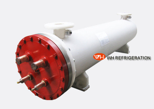 70KW U Tube Shell And Tube Heat Exchanger Evaporator For Water Cooling