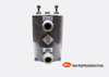 High Efficient Tube Heat Exchanger for Swimming Pool,pure Titanium Evaporator,heat Pump Water Heater