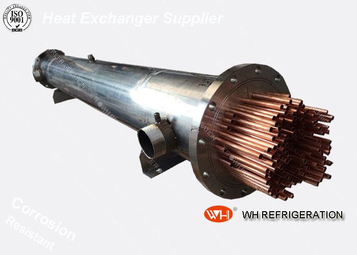 CE Certificate Water Cooling Evaporator, Water Chiller Shell And Tube Evaporator, Industrial Tube And Shell Heat Exchanger