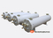 Tube Type Water To Air Heat Exchangers For SPA High Pressure Anti Corrosion