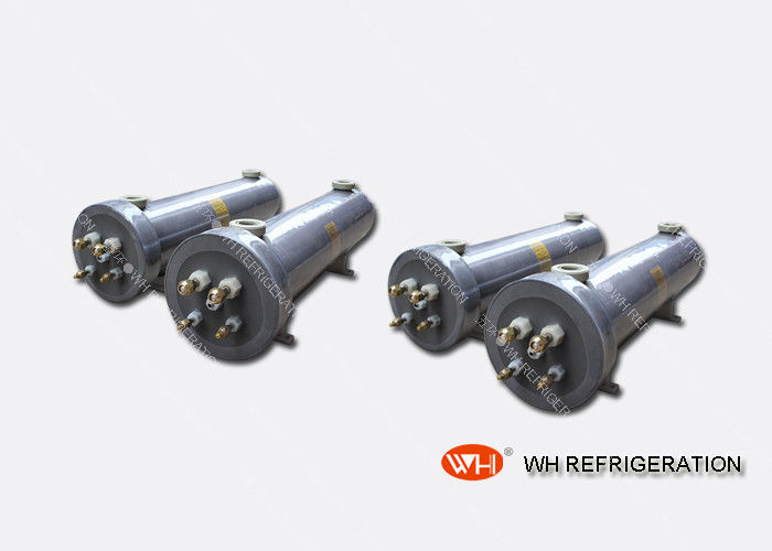 Heat Pump Water To Water Heat Exchanger , Shell And Tube Titanium Condenser