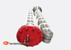 ISO Certification Titanium Spiral Heat Exchanger Bare Tube Evaporators for 160 Kw Water Chiller