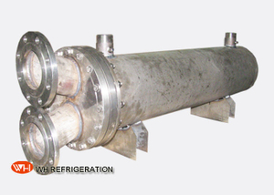 Dry Shell And Tube Titanium Seawater Heat Exchanger Water Cooled 10KW To 600KW