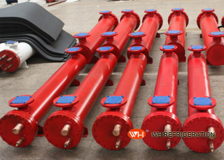High Efficiency Dry Heat Exchanger Shell And Tube For Water Cooled Screw Water Chiller