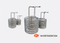Industrial Circles Titanium Heat Exchanger Coil For Chemical Industry / Food Industry