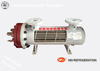 U Tube Shell And Tube Marine Heat Exchanger for Sea Water Chiller Titanium Heat Exchangers 60KW 