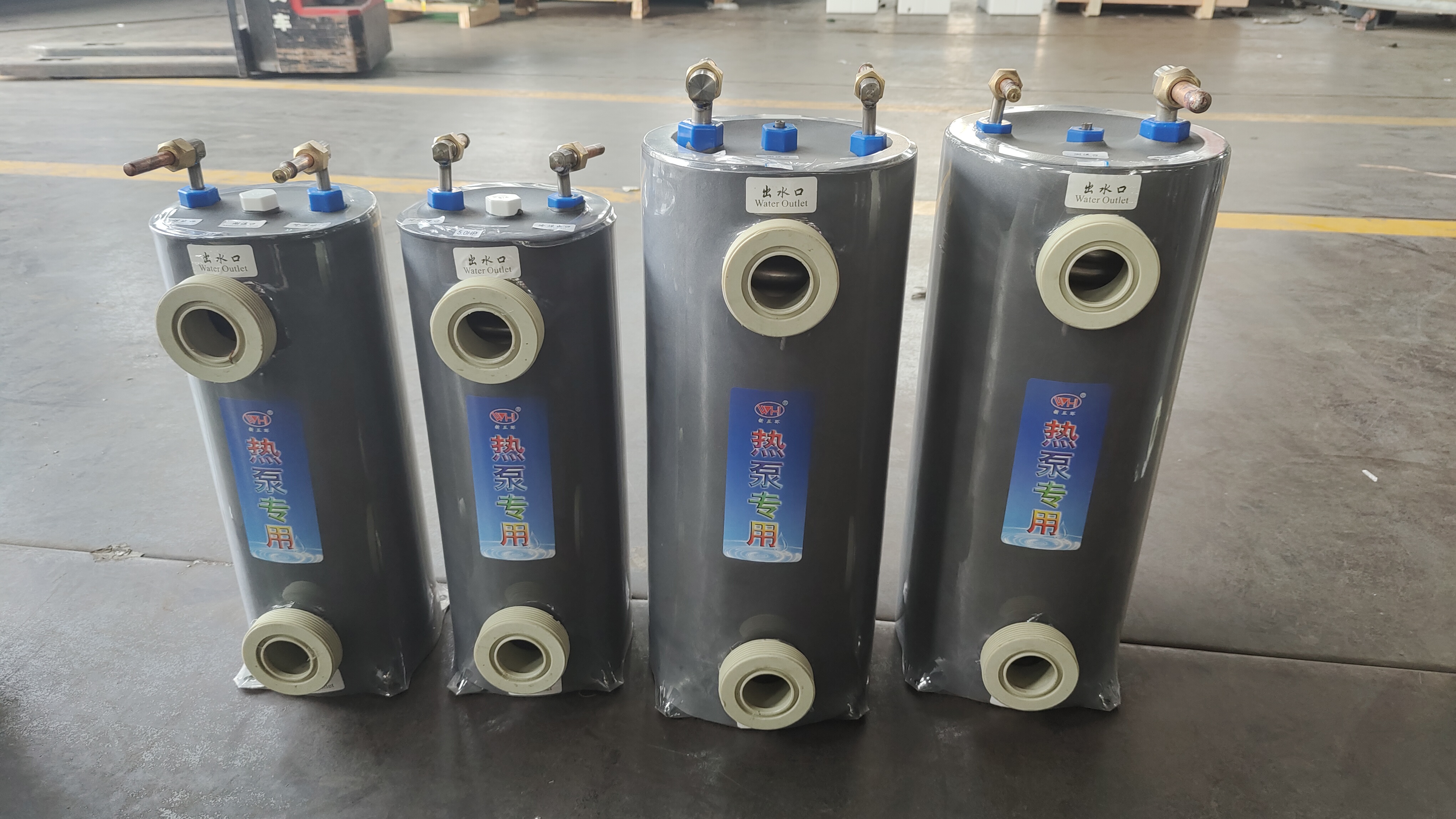 What are the feature of swimming pool heat exchanger?