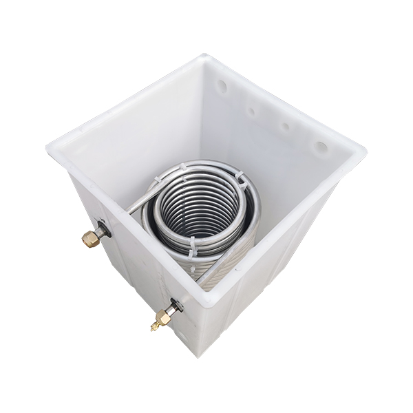 What are the advantages of plastic water tank coil heat exchanger?